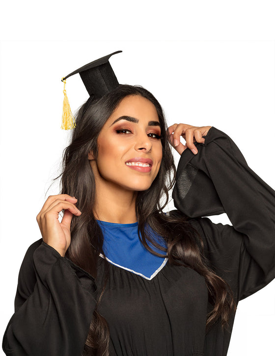 Mini chapeau de diplômé adulte