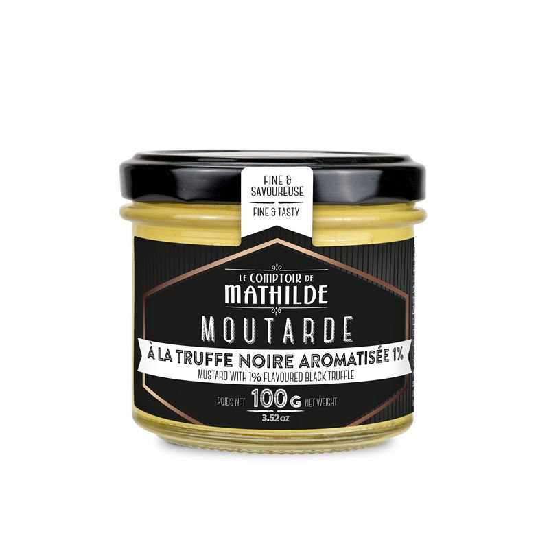 Moutarde à la Truffe Noire Aromatisée 1% - 100g