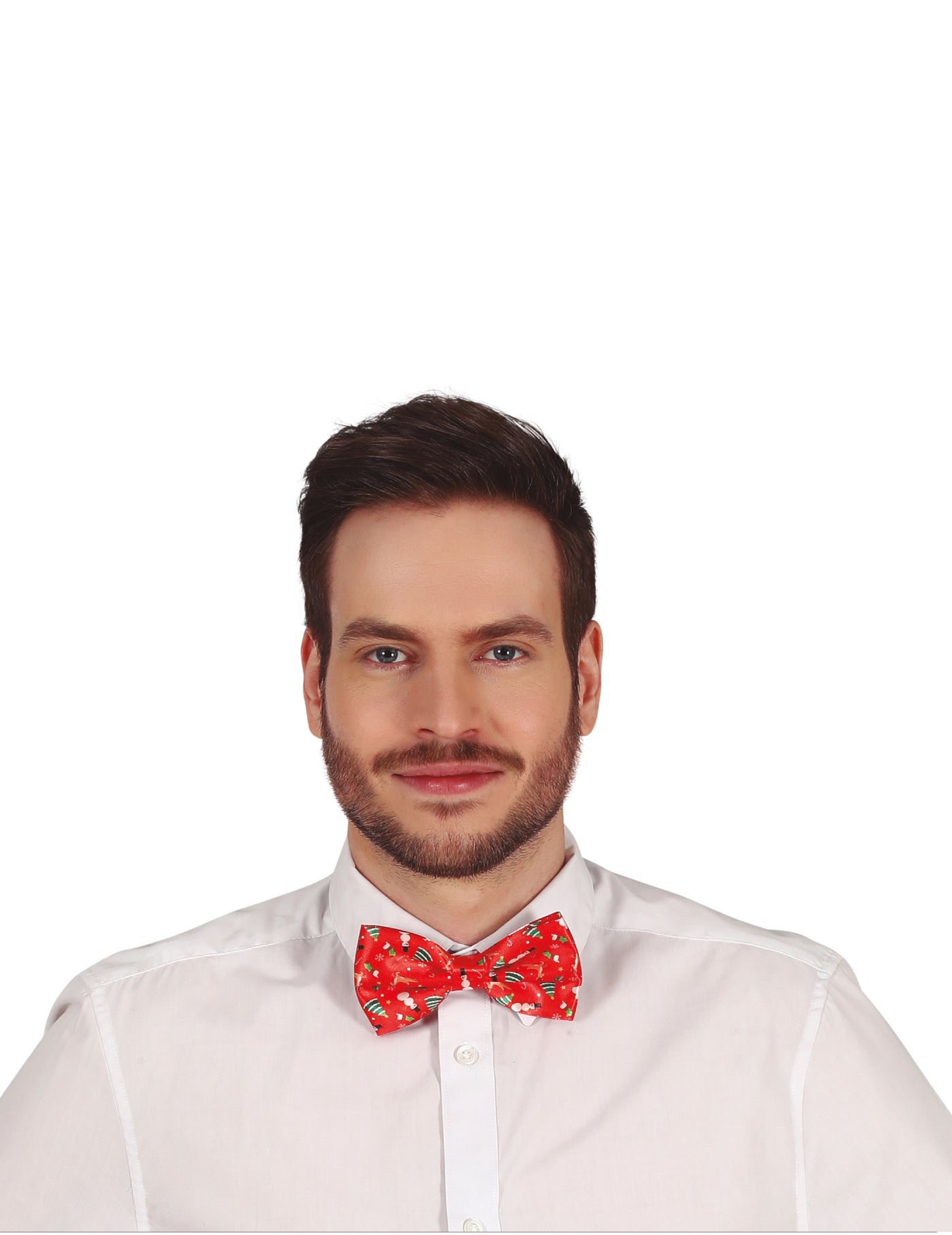 N?ud papillon de Noël rouge adulte