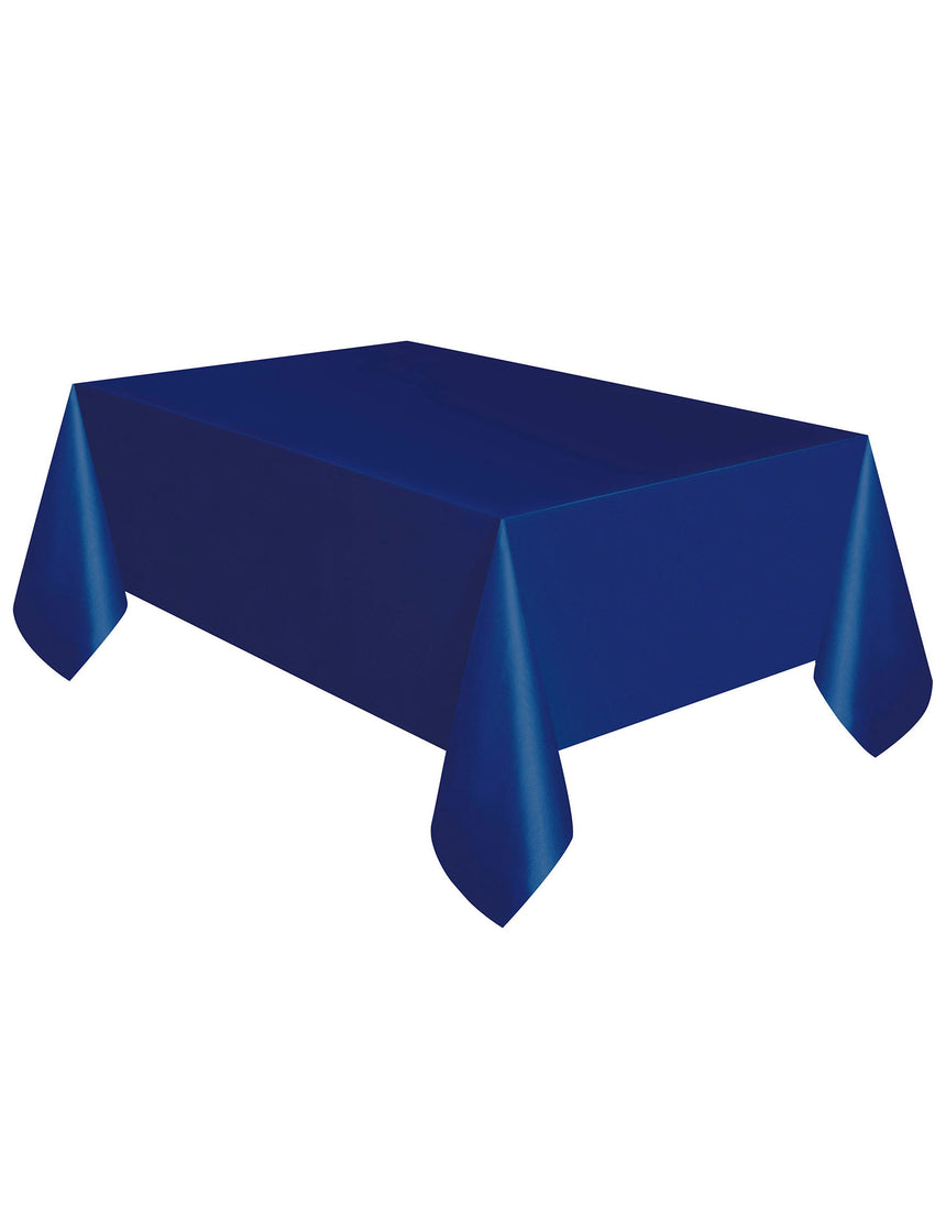 Nappe en plastique bleu marine 137 x 274 cm