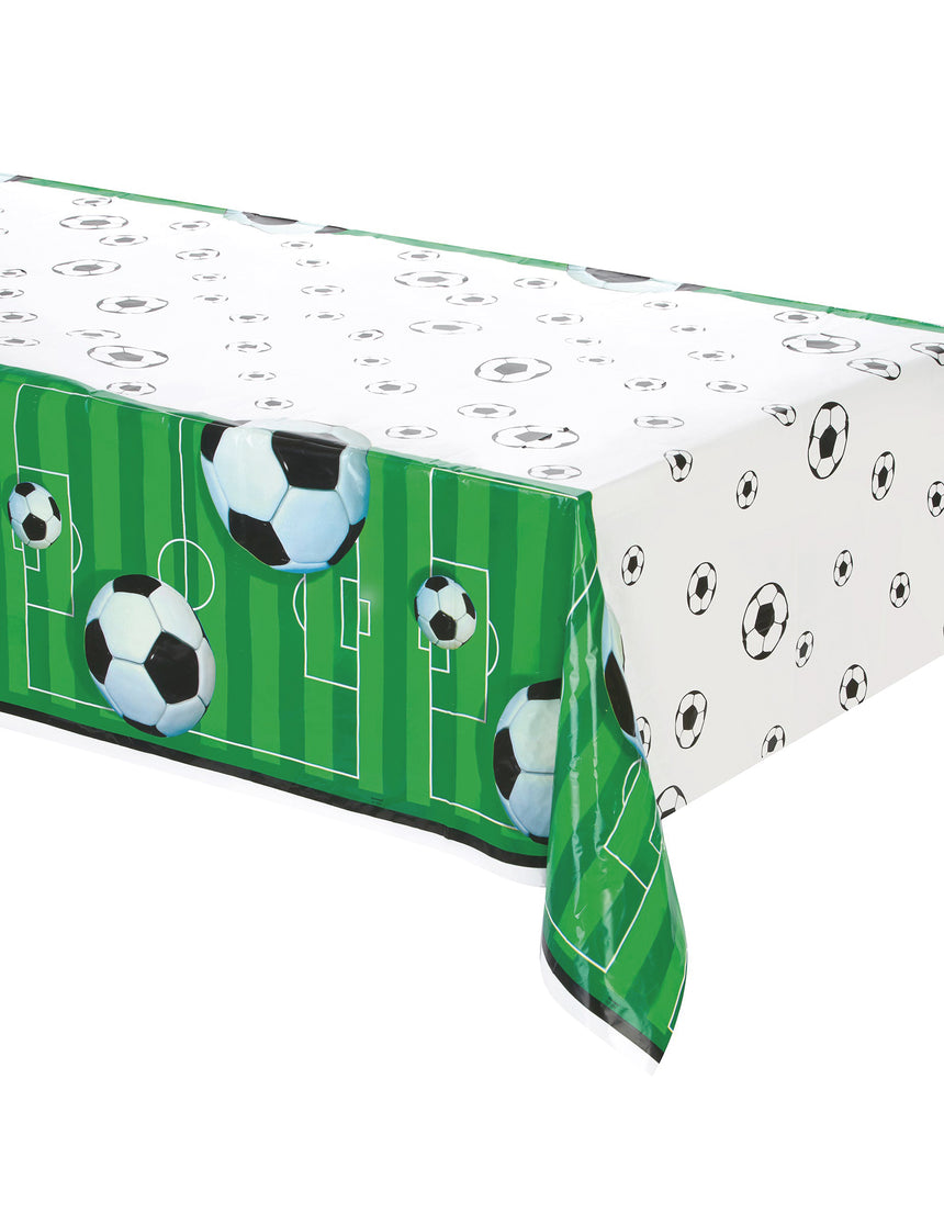 Nappe en plastique foot 213 x 137 cm anniversaire