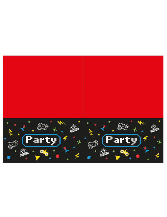 Nappe en plastique Gaming Party 120 x 180 cm