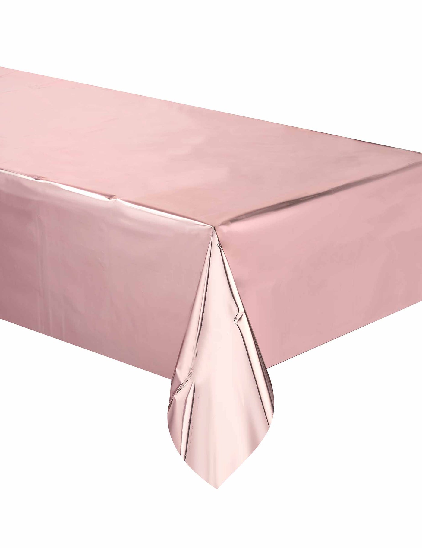 Nappe en plastique rose gold 137 x 274 cm