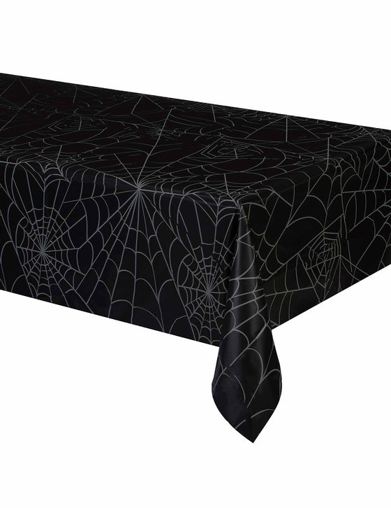 Nappe en papier toiles d'araignées 120 x 180 cm