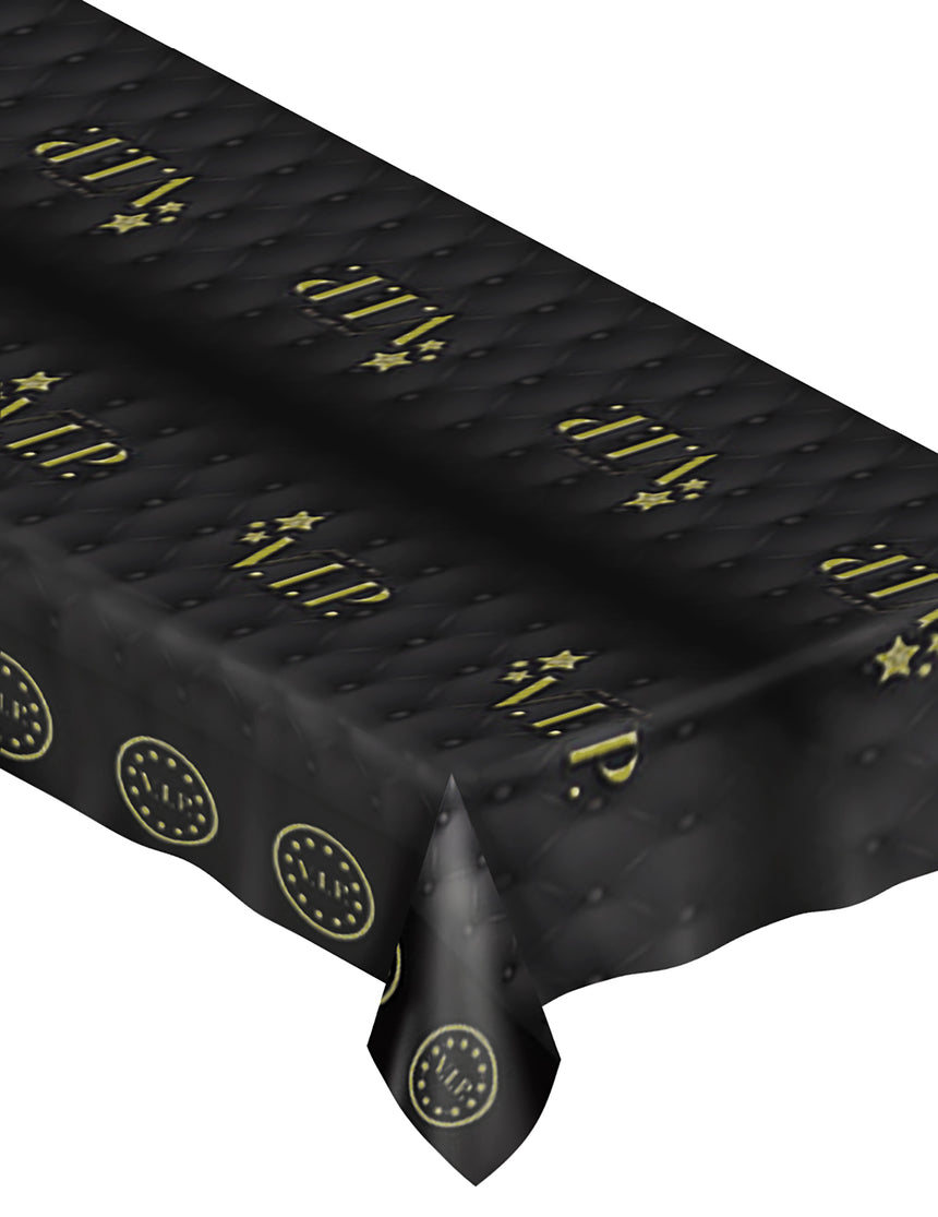 Nappe en plastique vip 270 x 136 cm décoration Hollywood