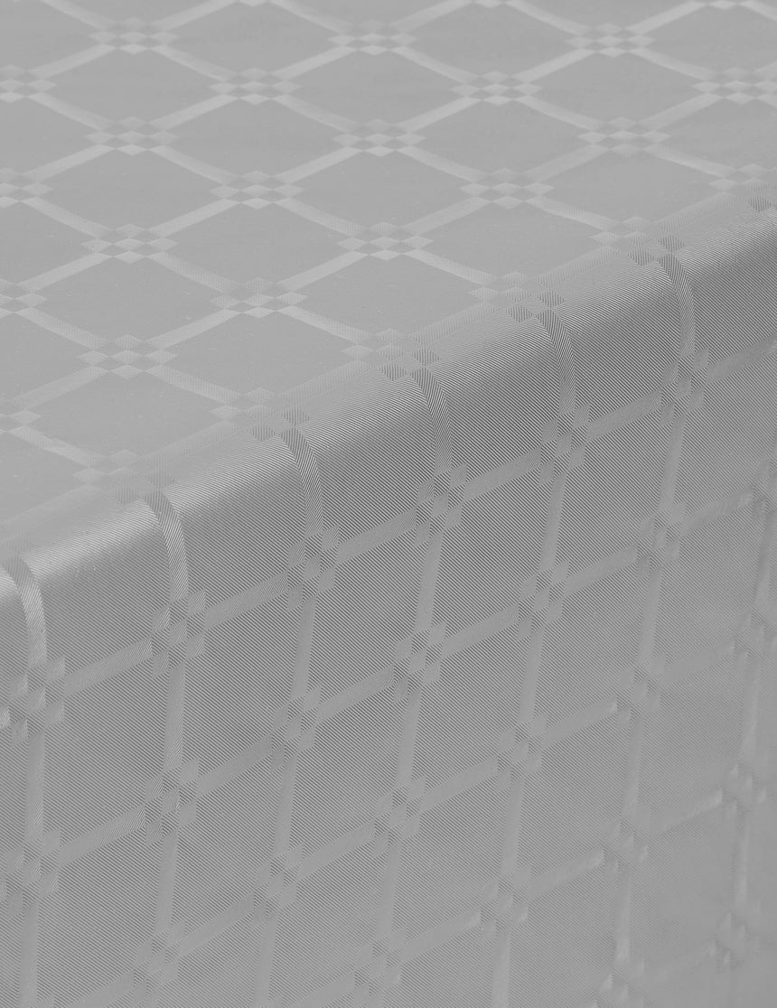Nappe en rouleau papier damassé gris 1.2 x 6 m
