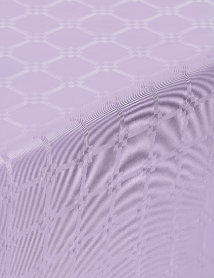 Nappe en rouleau papier damassé lilas 1,2 x 6 m épais