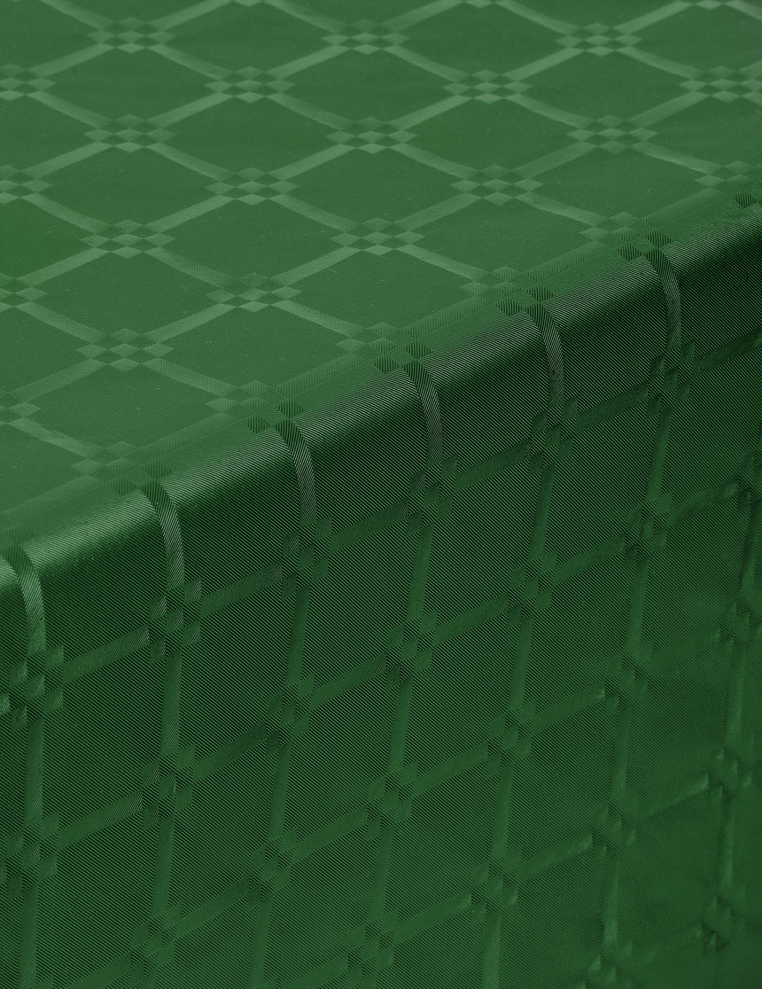 Nappe en rouleau papier damassé vert foncé 1.2 x 6 m
