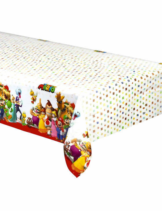 Nappe plastique Super Mario 120 x 180 cm