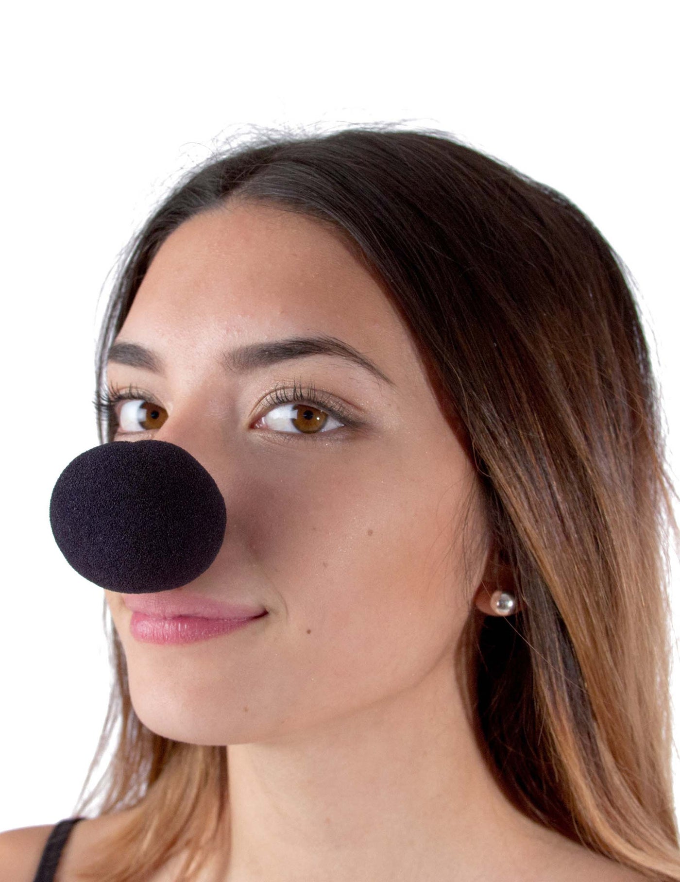 Nez clown en mousse noir