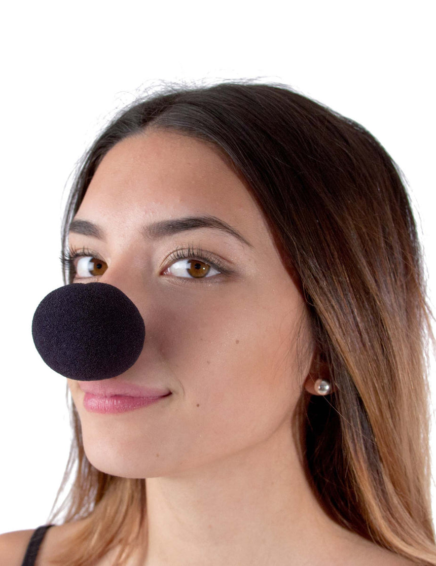 Nez clown en mousse noir