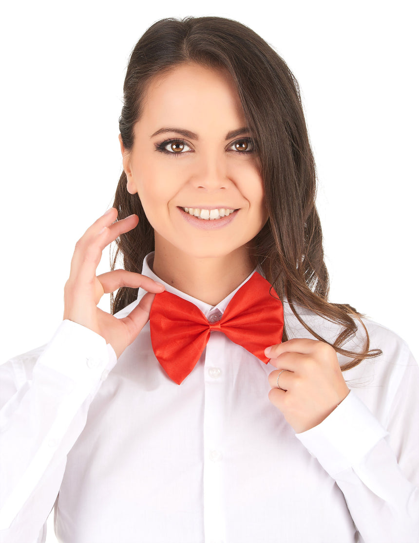 Noeud papillon rouge adulte