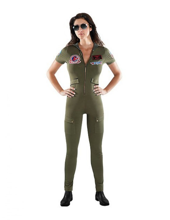 Déguisement combinaison Top Gun adulte