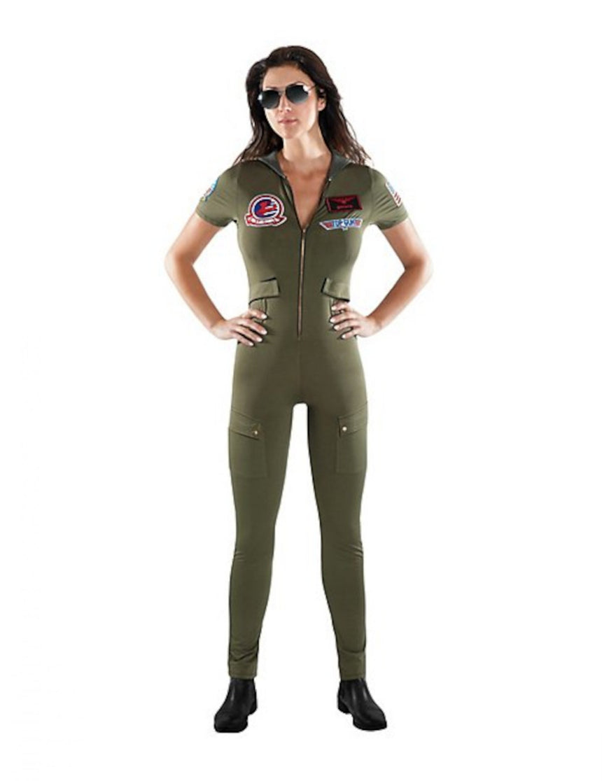 Déguisement combinaison Top Gun adulte