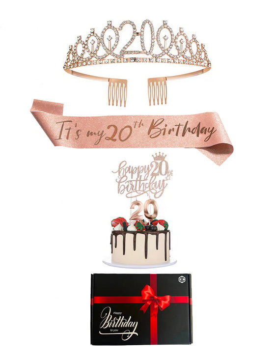 Pack d'accessoires anniversaire 20 ans