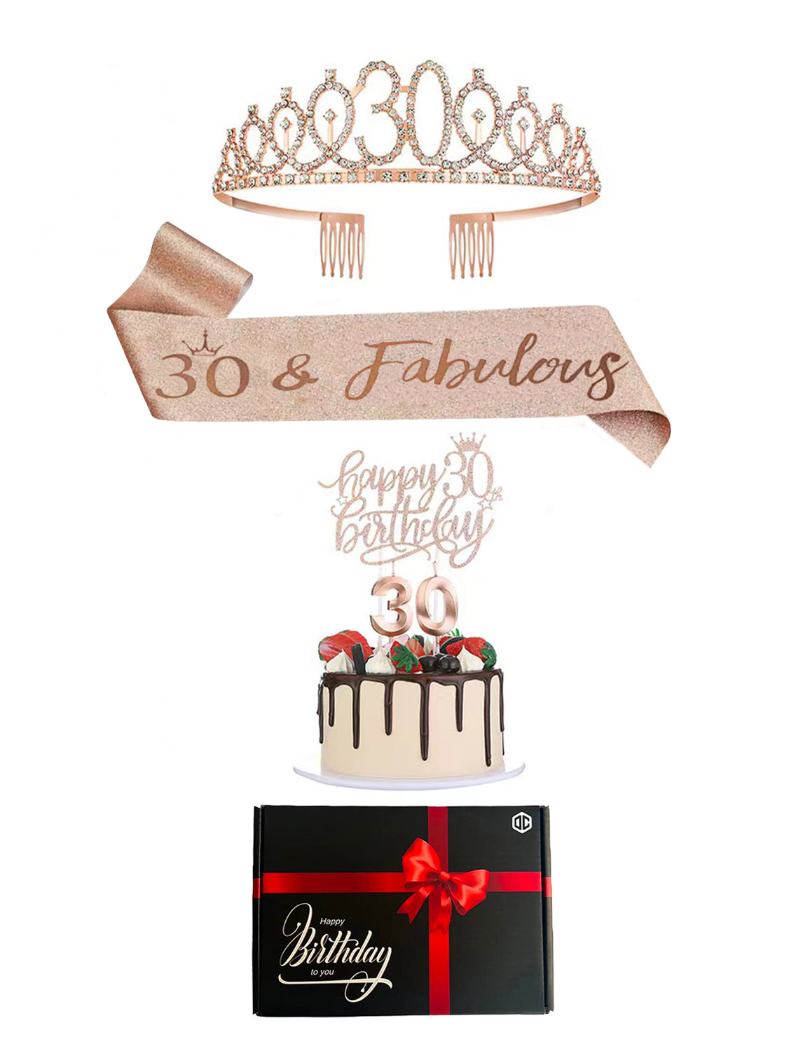 Pack d'accessoires anniversaire 30 ans