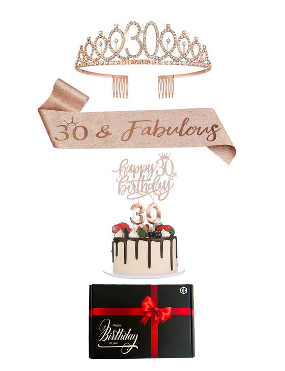 Pack d'accessoires anniversaire 30 ans