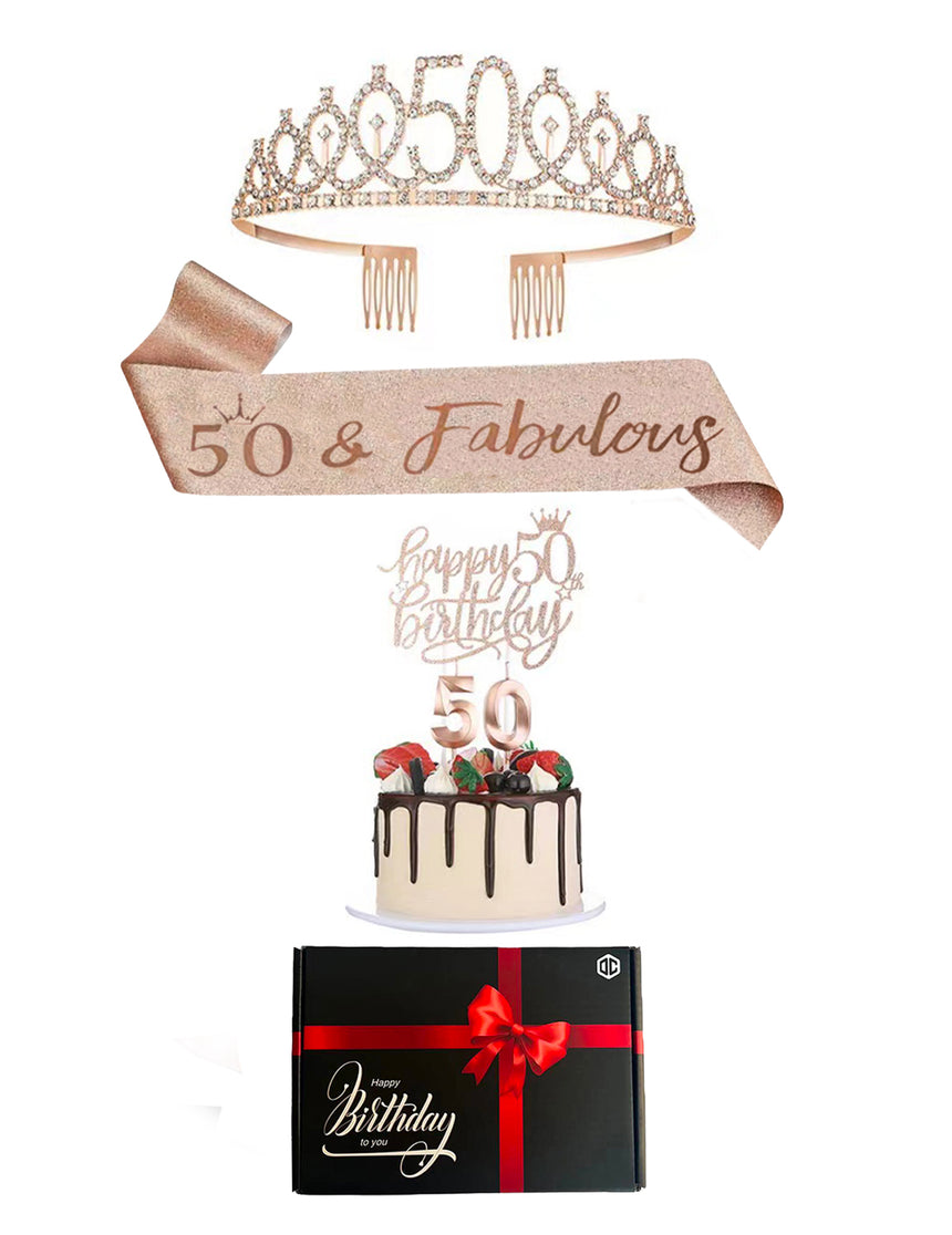 Pack d'accessoires anniversaire 50 ans