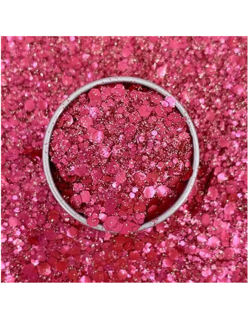 Paillettes biodégradables rose vif Tagadamour - Si si la paillette