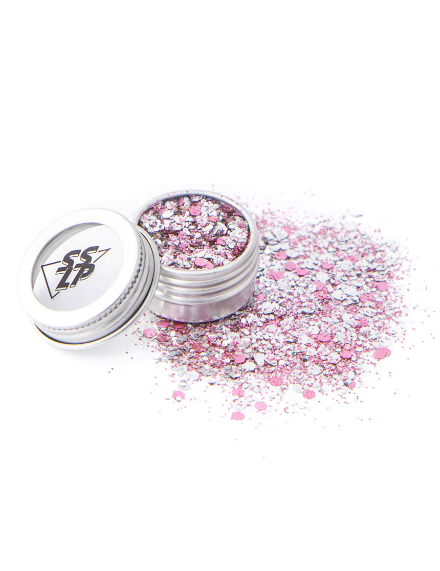 Paillettes biodégradables roses 5h du mat' - Si si la paillette