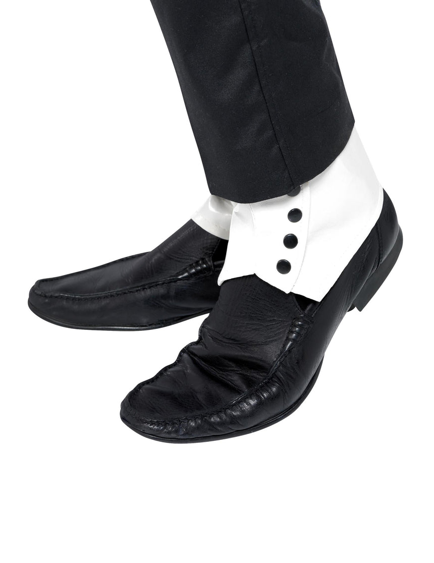 Paire de guêtres blanche adulte