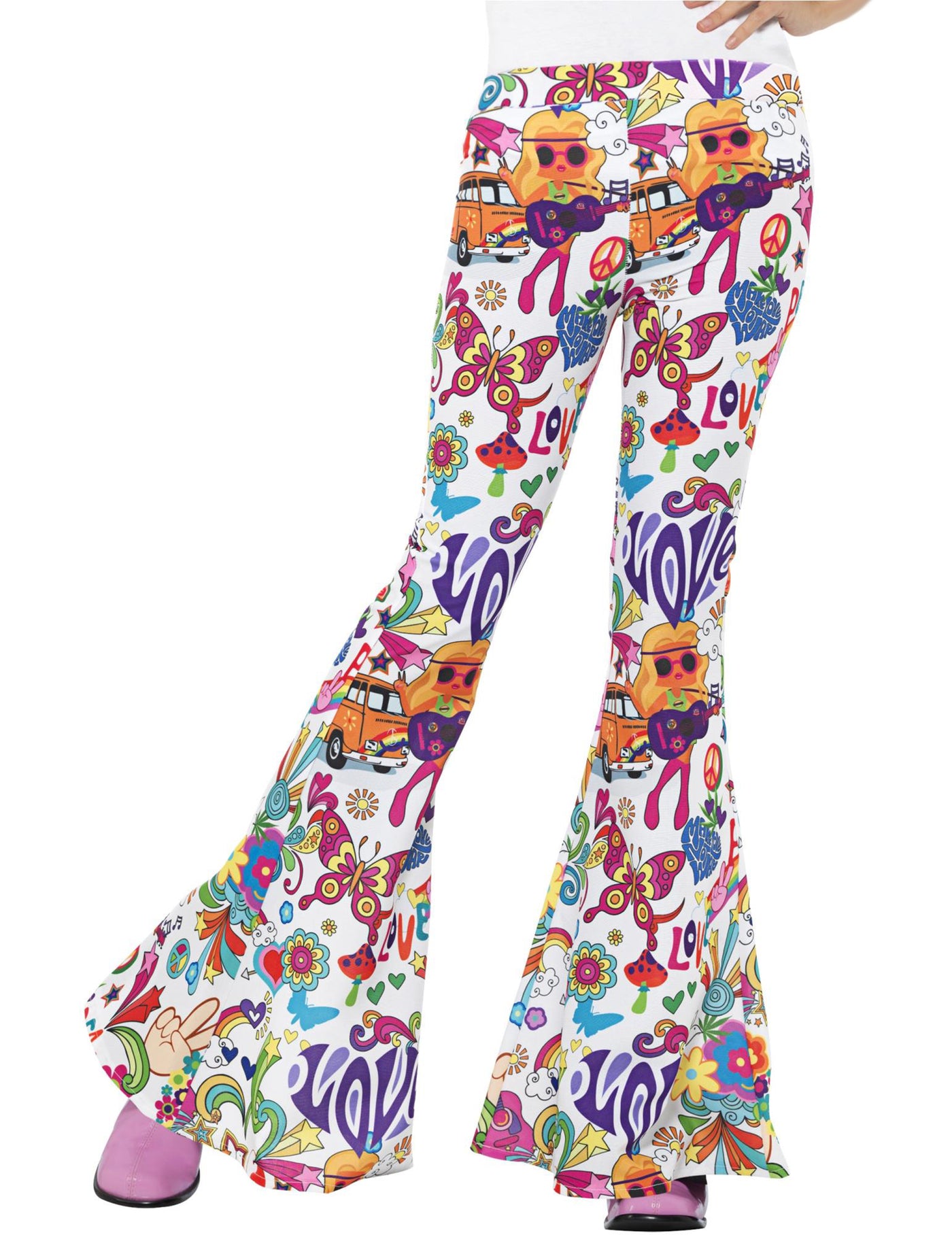 Pantalon hippie années 60 femme