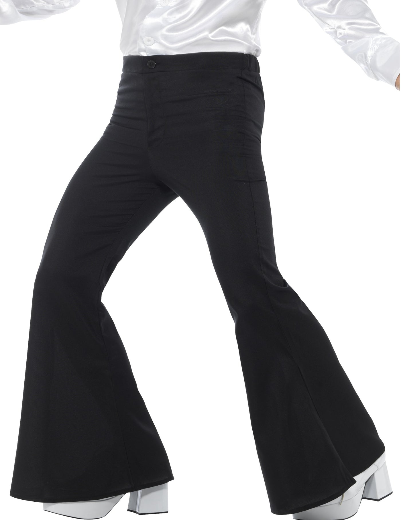 Pantalon disco noir homme