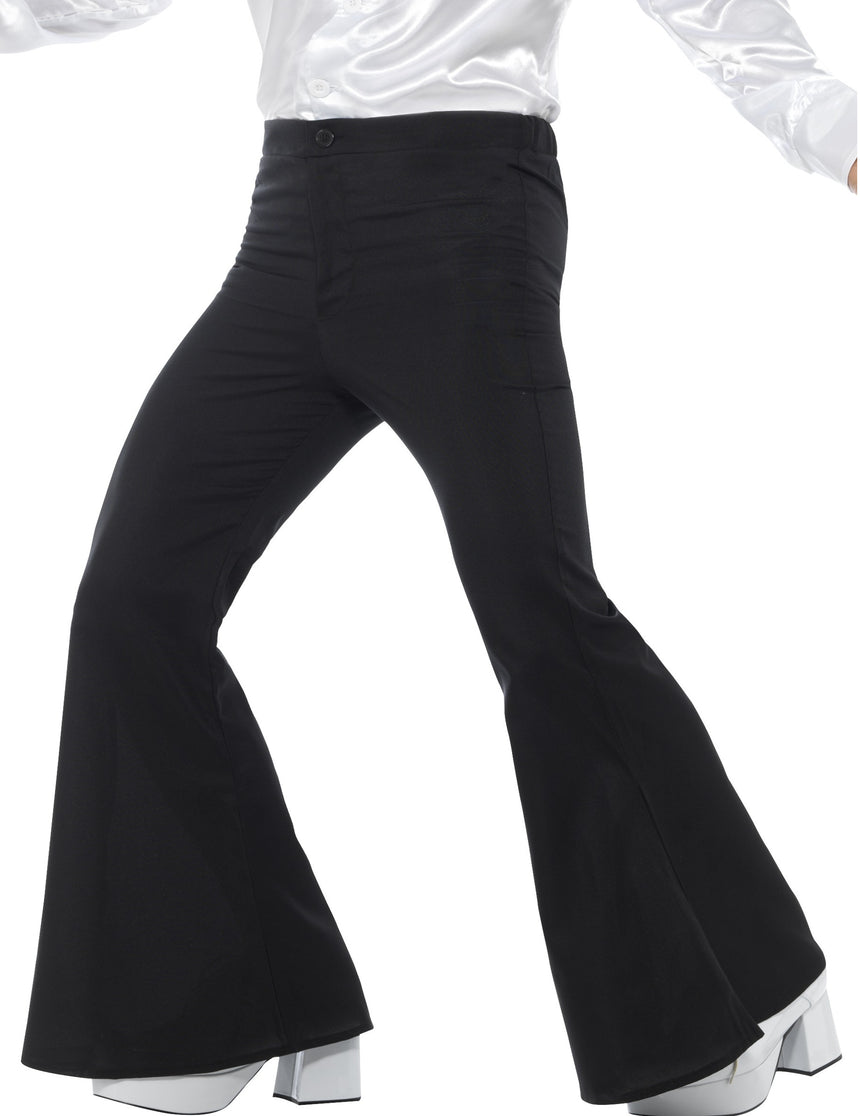 Pantalon disco noir homme