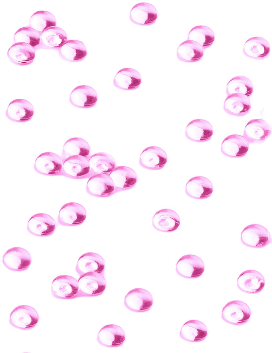 Perles plates effet goutte de pluie fuchsia 50 gr