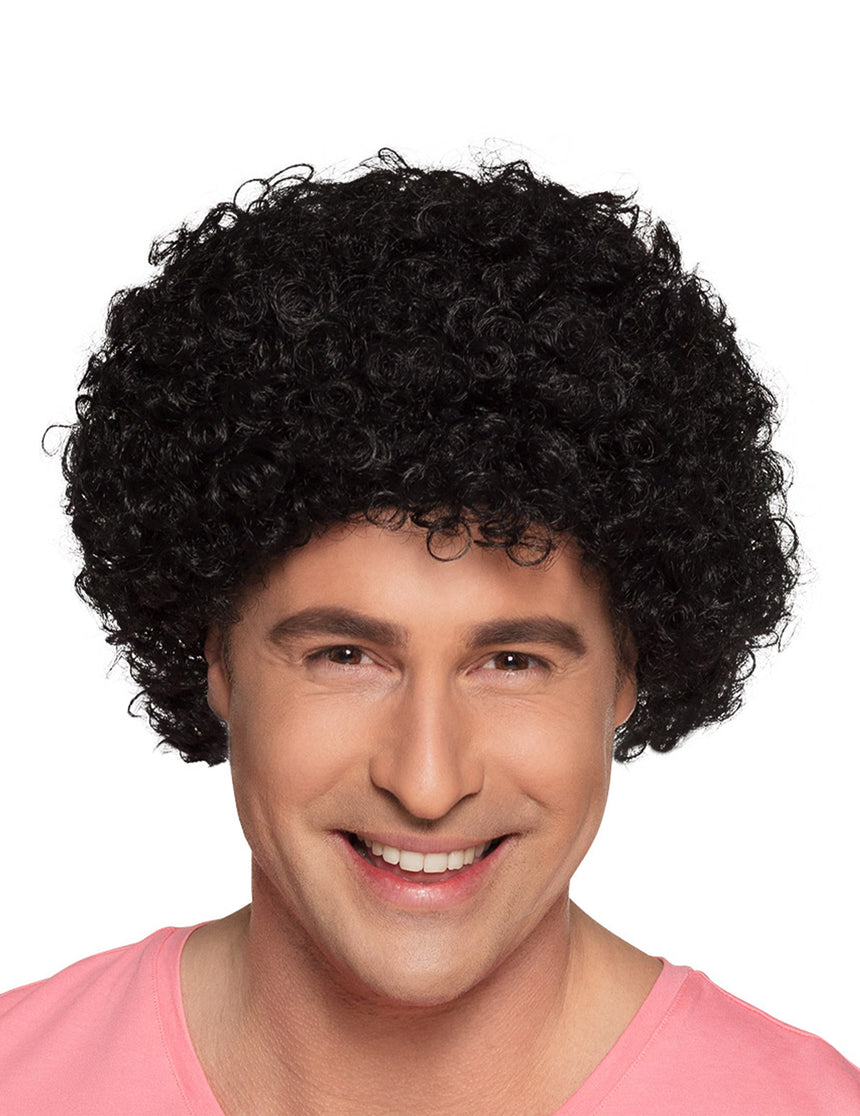 Perruque afro noire standard adulte