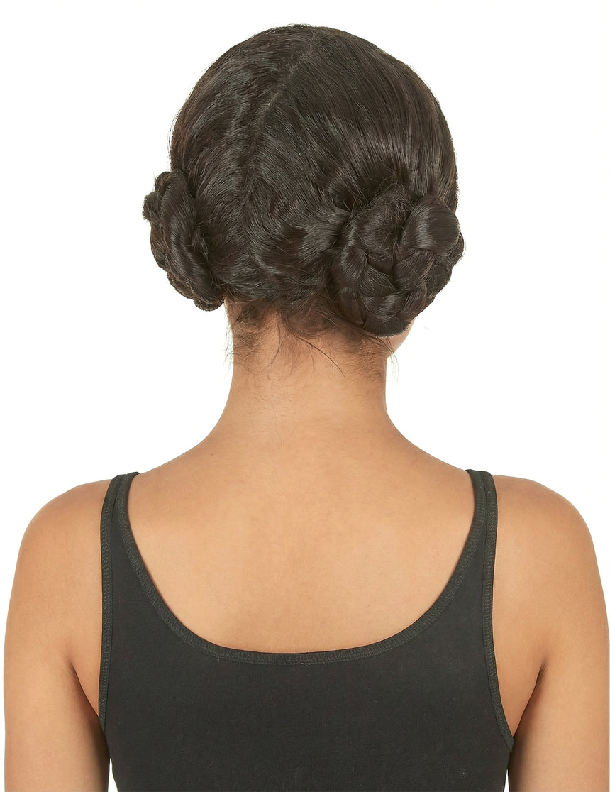 Perruque avec chignon femme