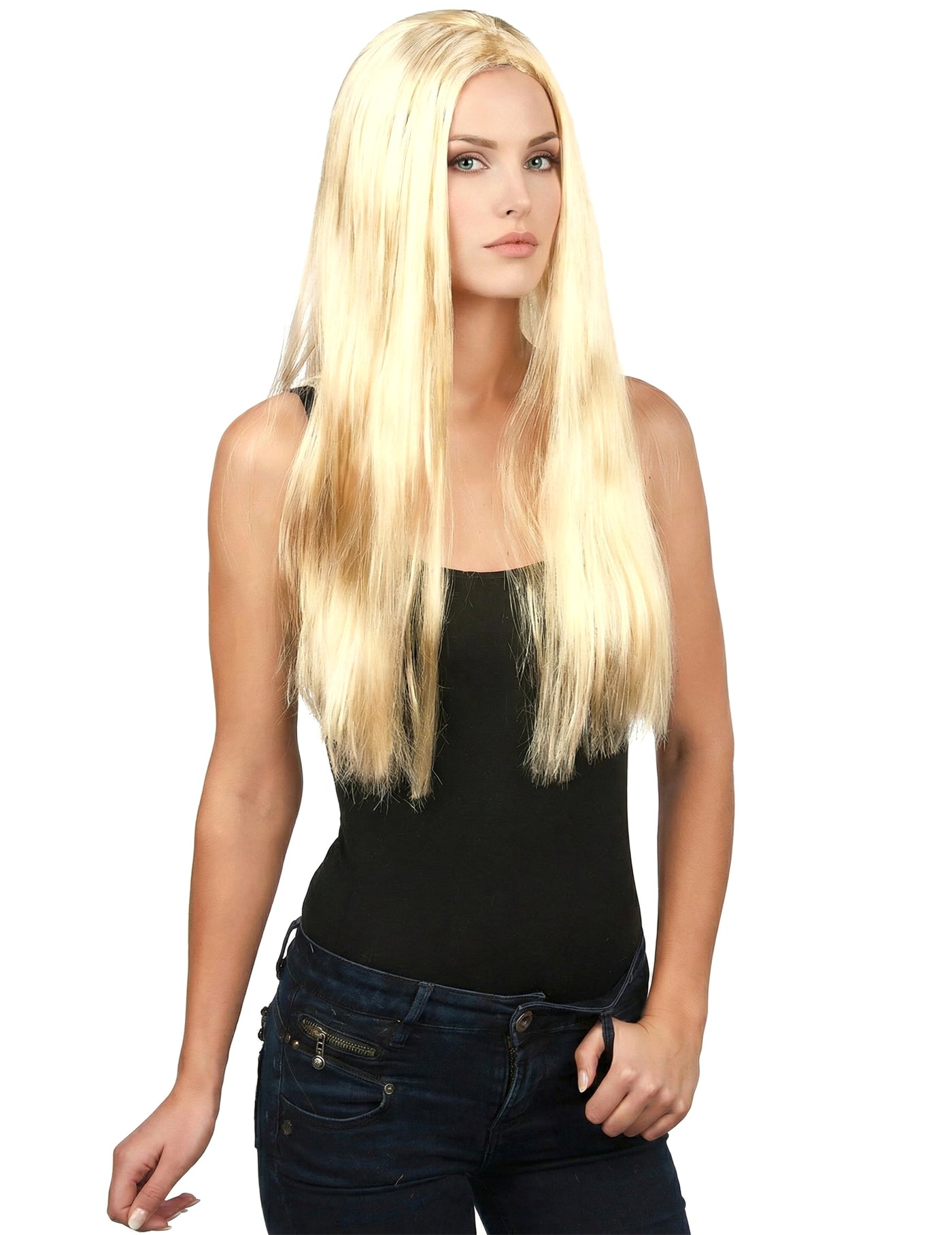 Perruque blonde femme adulte
