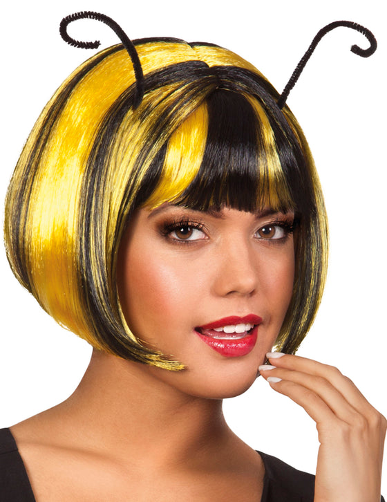 Perruque courte abeille femme