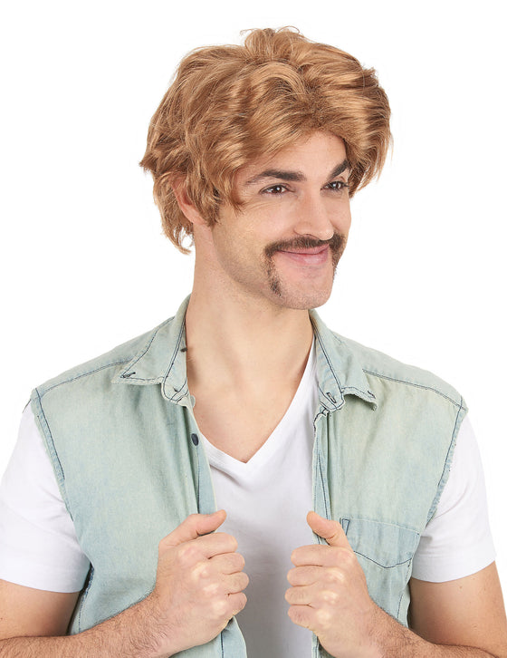 Perruque courte homme