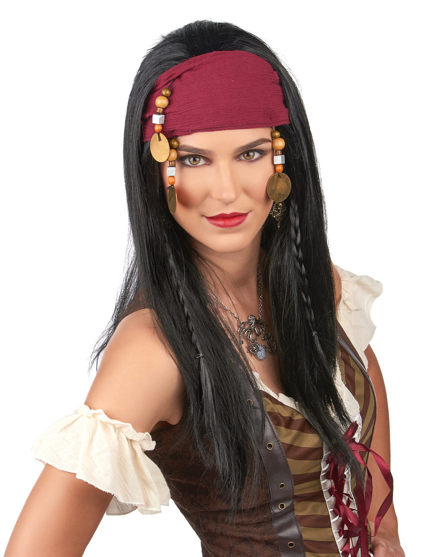 Perruque de pirate adulte