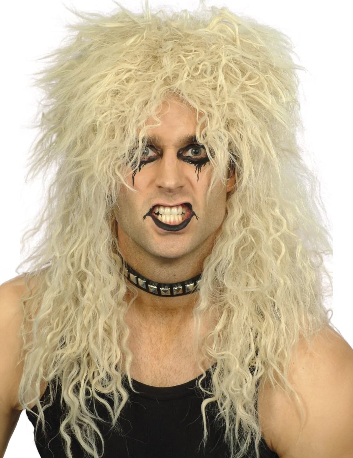 Perruque hard rocker adulte