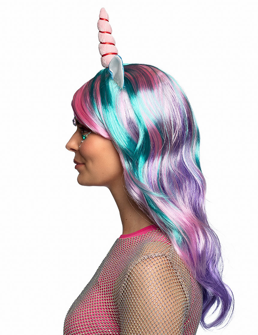 Perruque longue licorne des rêves femme