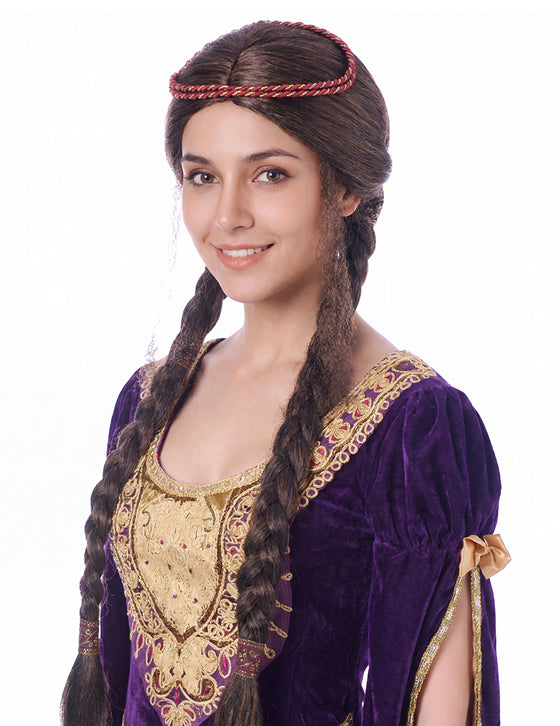 Perruque médiévale femme