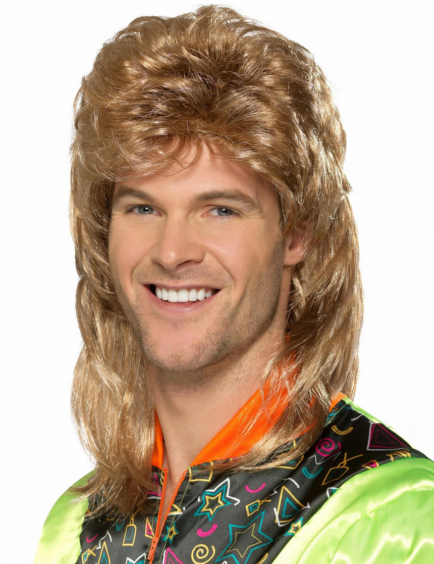 Perruque mulet blonde méchée homme