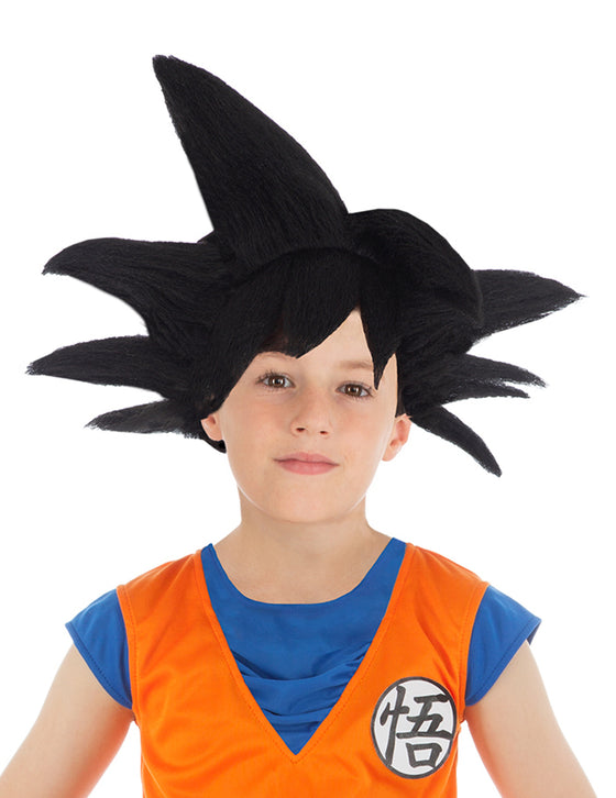 Perruque noire Goku Saiyan Dragon ball Z enfant