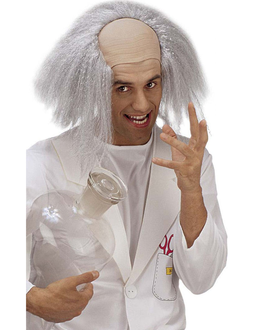 Perruque professeur fou adulte