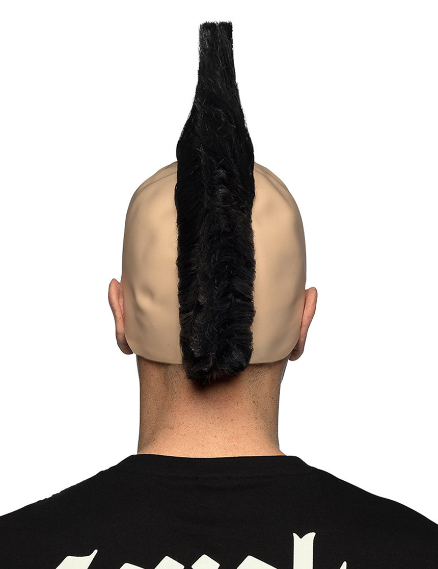 Perruque punk crête homme