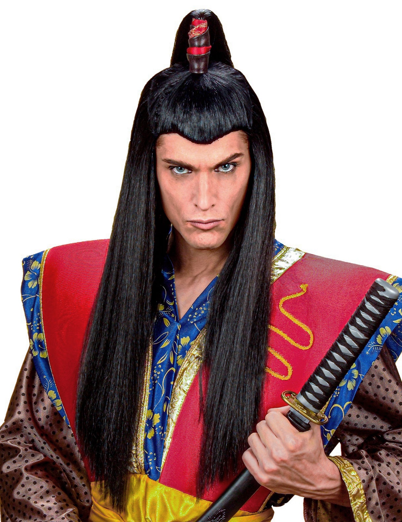 Perruque samouraï homme