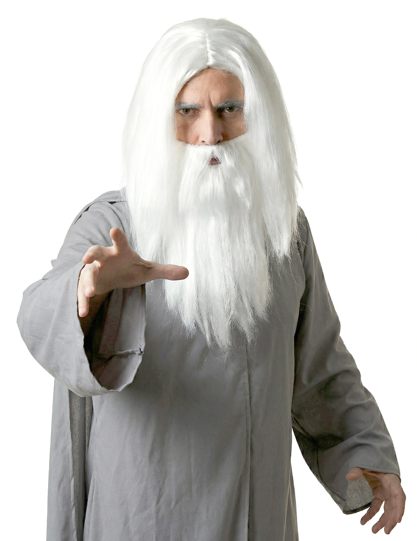 Perruque sorcier avec barbe homme