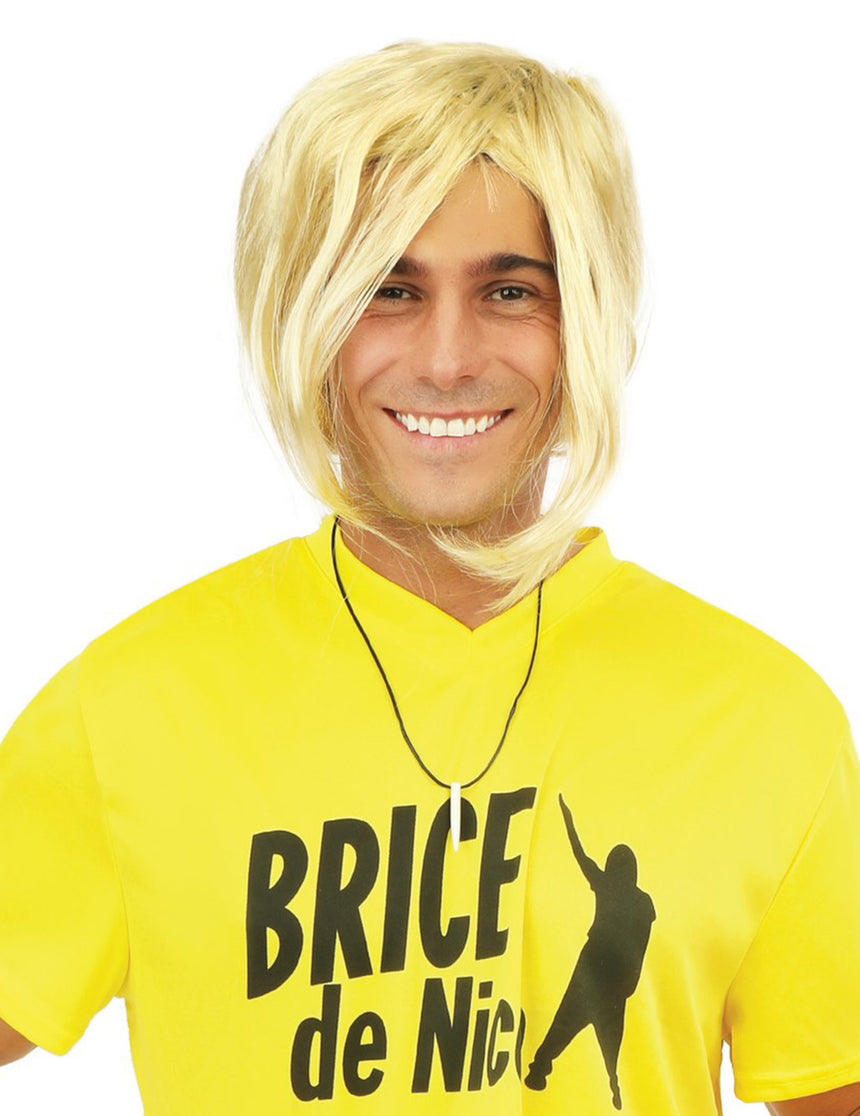 Perruque surfeur Brice de Nice adulte