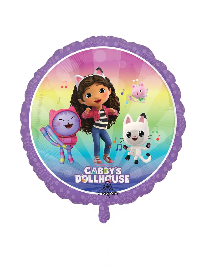 Petit ballon aluminium Gabby et la maison magique 22 cm