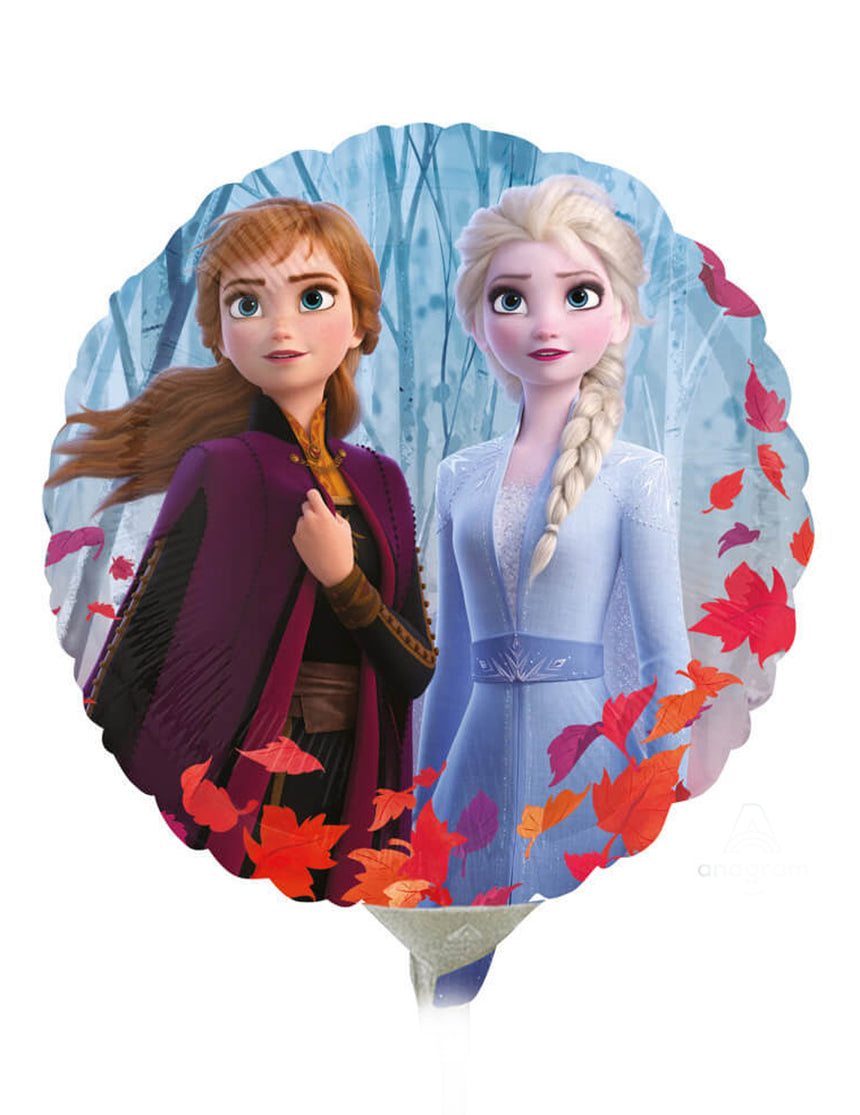 Petit ballon aluminium rond La Reine des Neiges 2 23 cm