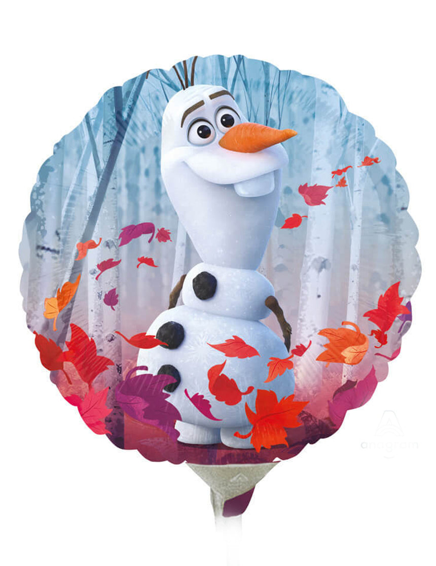 Petit ballon aluminium rond La Reine des Neiges 2 23 cm