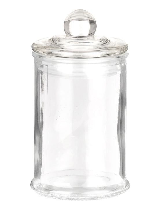 Petite bonbonnière confiseur en verre 12 x 5 cm