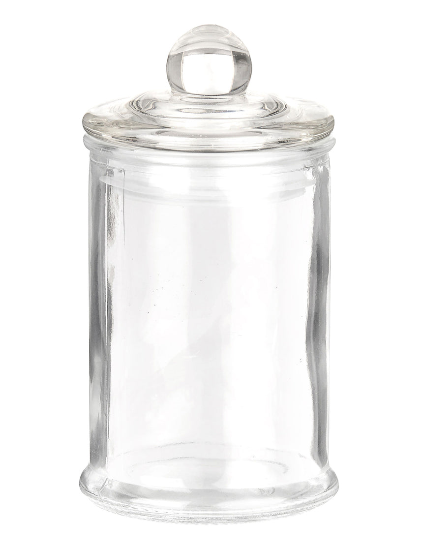 Petite bonbonnière confiseur en verre 12 x 5 cm